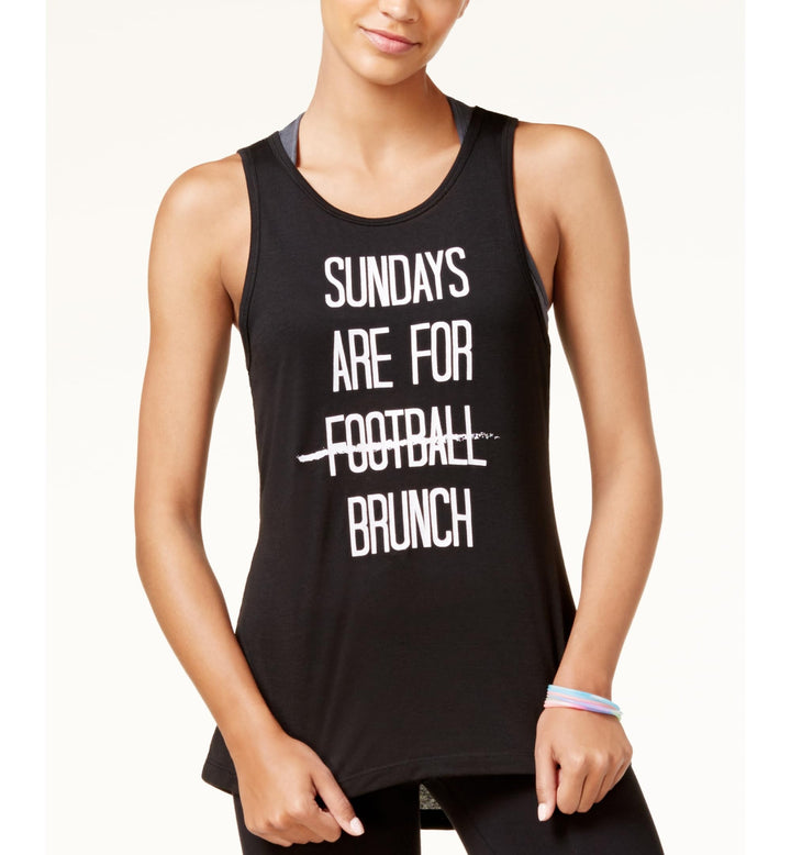Material Girl Active Juniors Brunch Graphic Tank Top