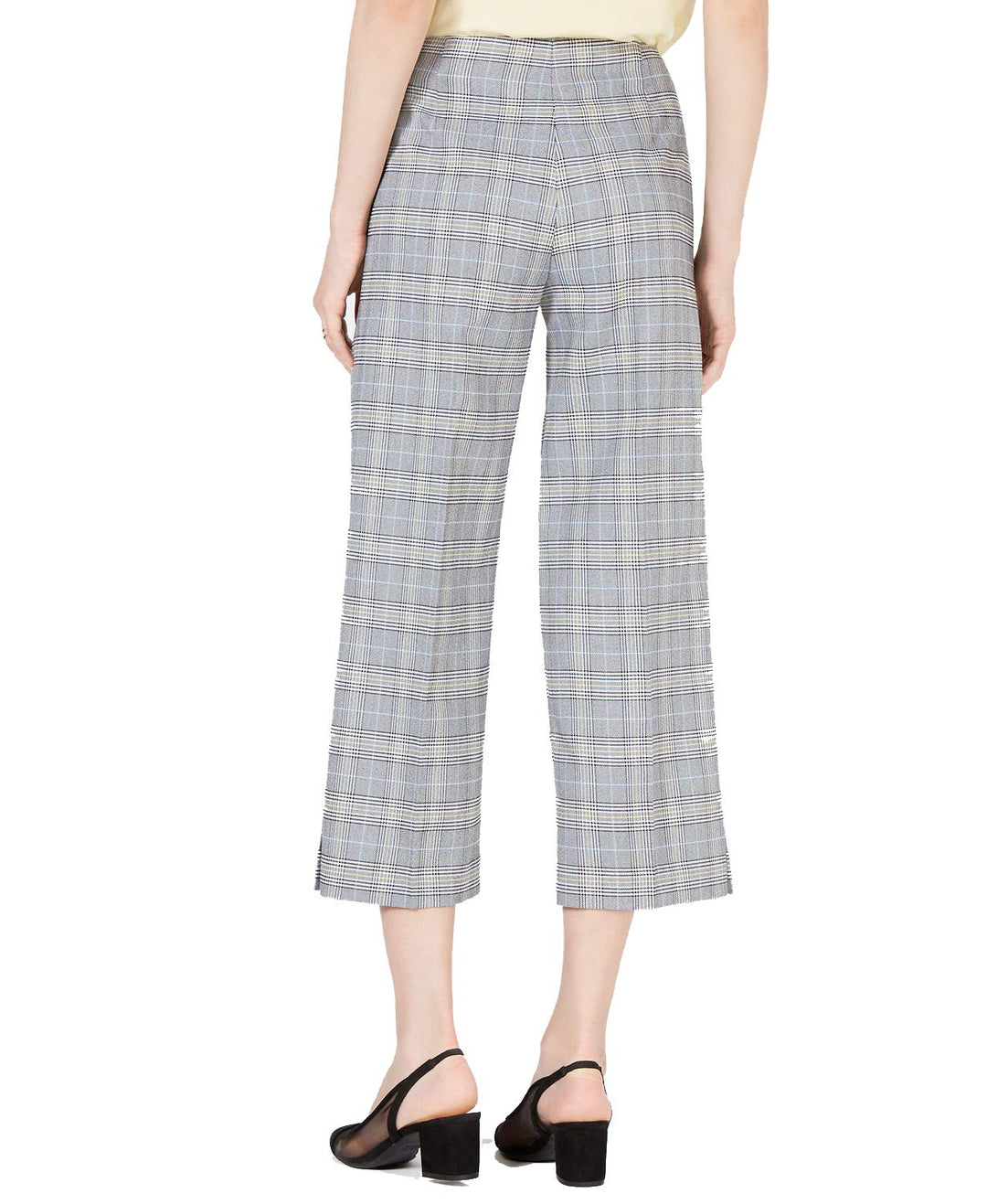 Bar III Plaid Wide Leg Pants