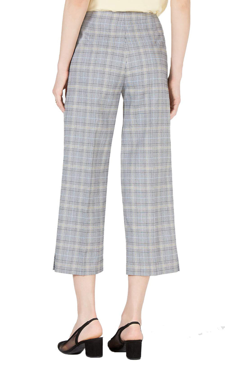 Bar III Plaid Wide Leg Pants