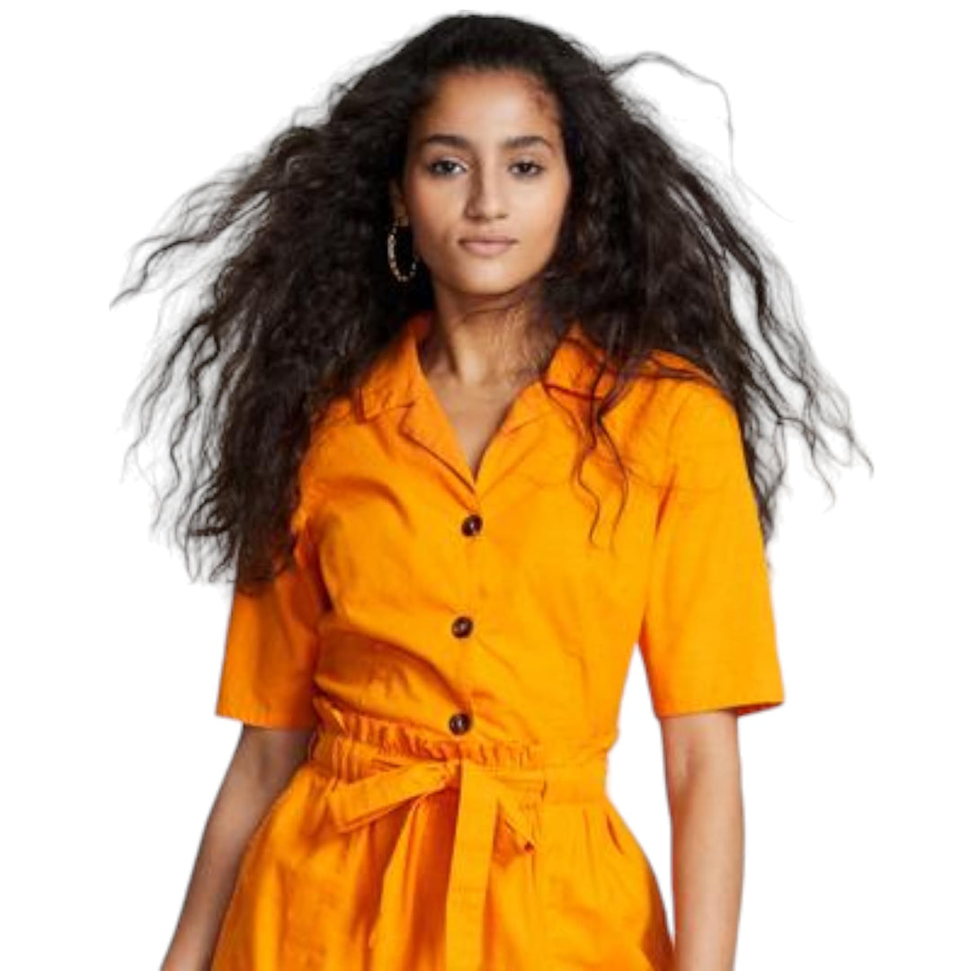 Now This Womens Cotton Camp Shirt