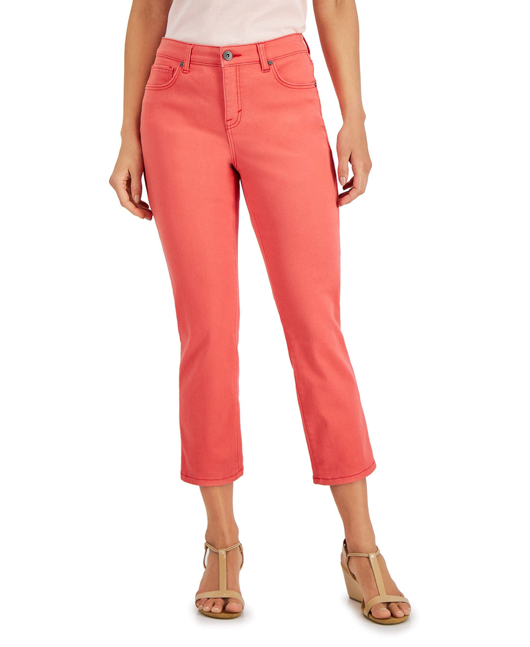 Style & Co Curvy Cuffed Capri Jeans