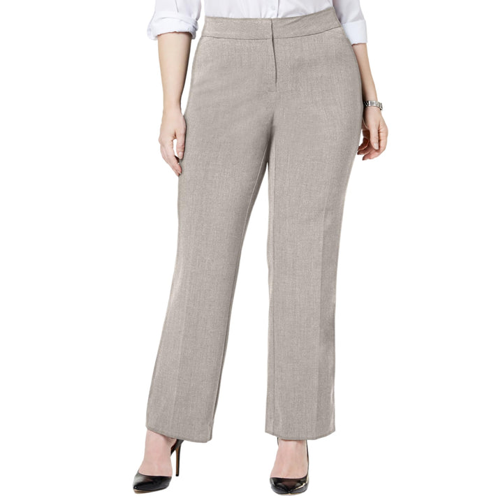 Plus & Petite Plus Size Curvy-Fit Straight-Leg Pants