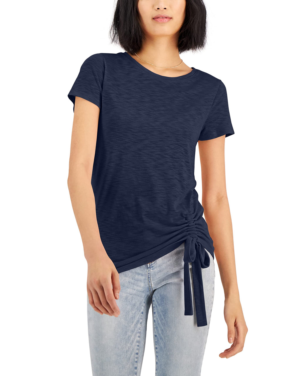 INC International Concepts Ruched T-Shirt