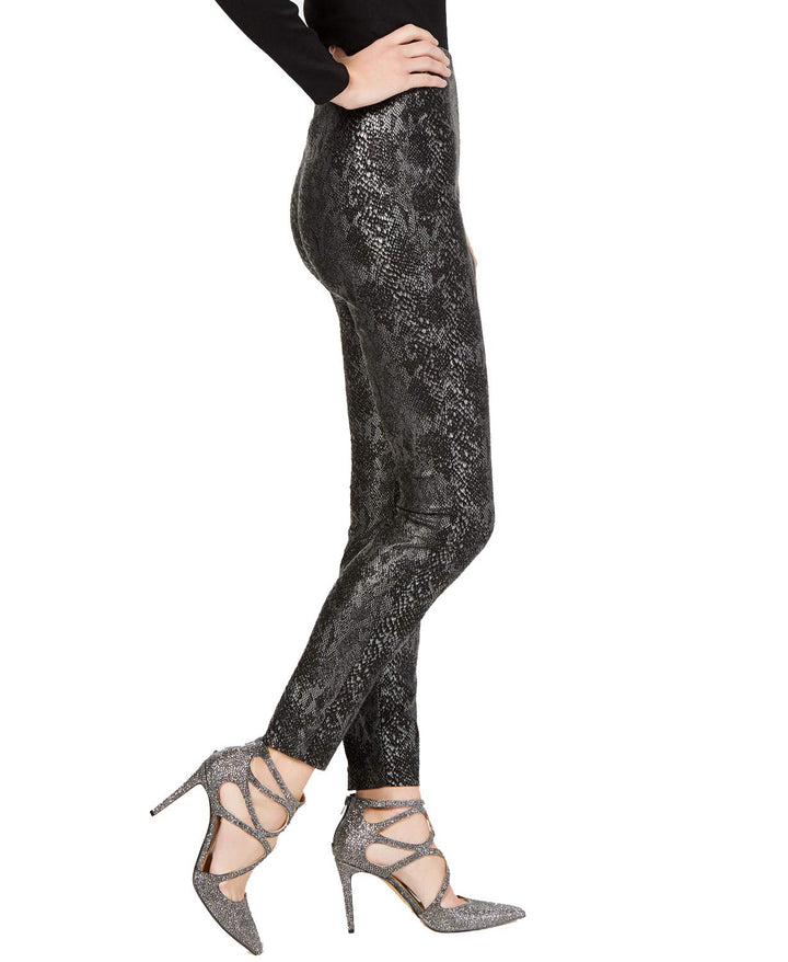 INC Snake-Print Skinny Pants