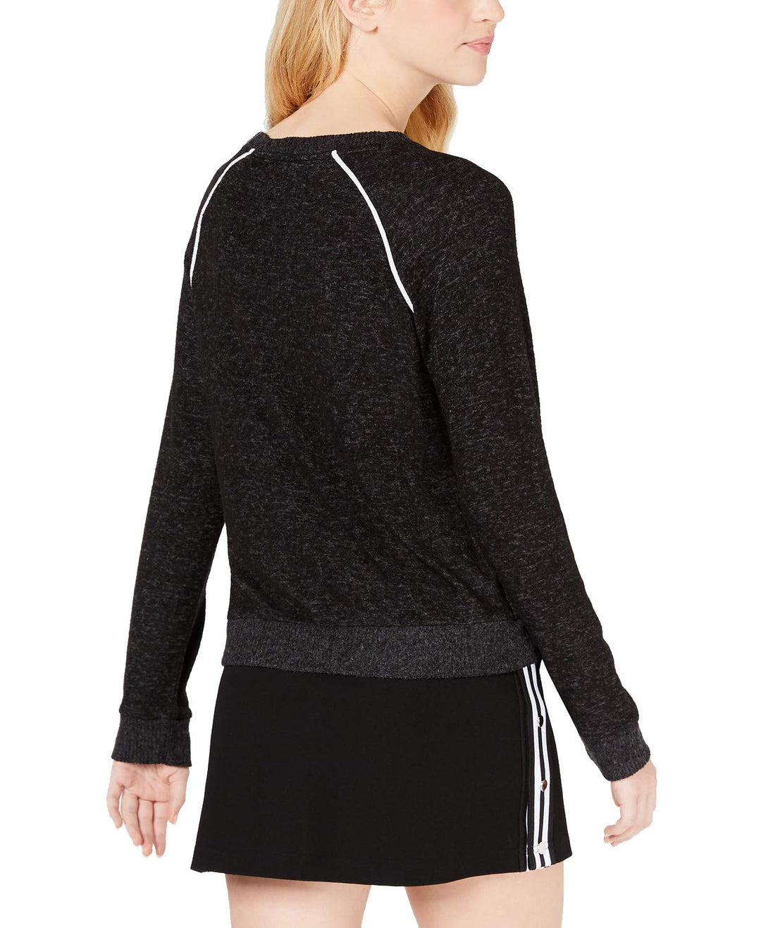 Hippie Rose Juniors Piped Raglan Sweatshirt