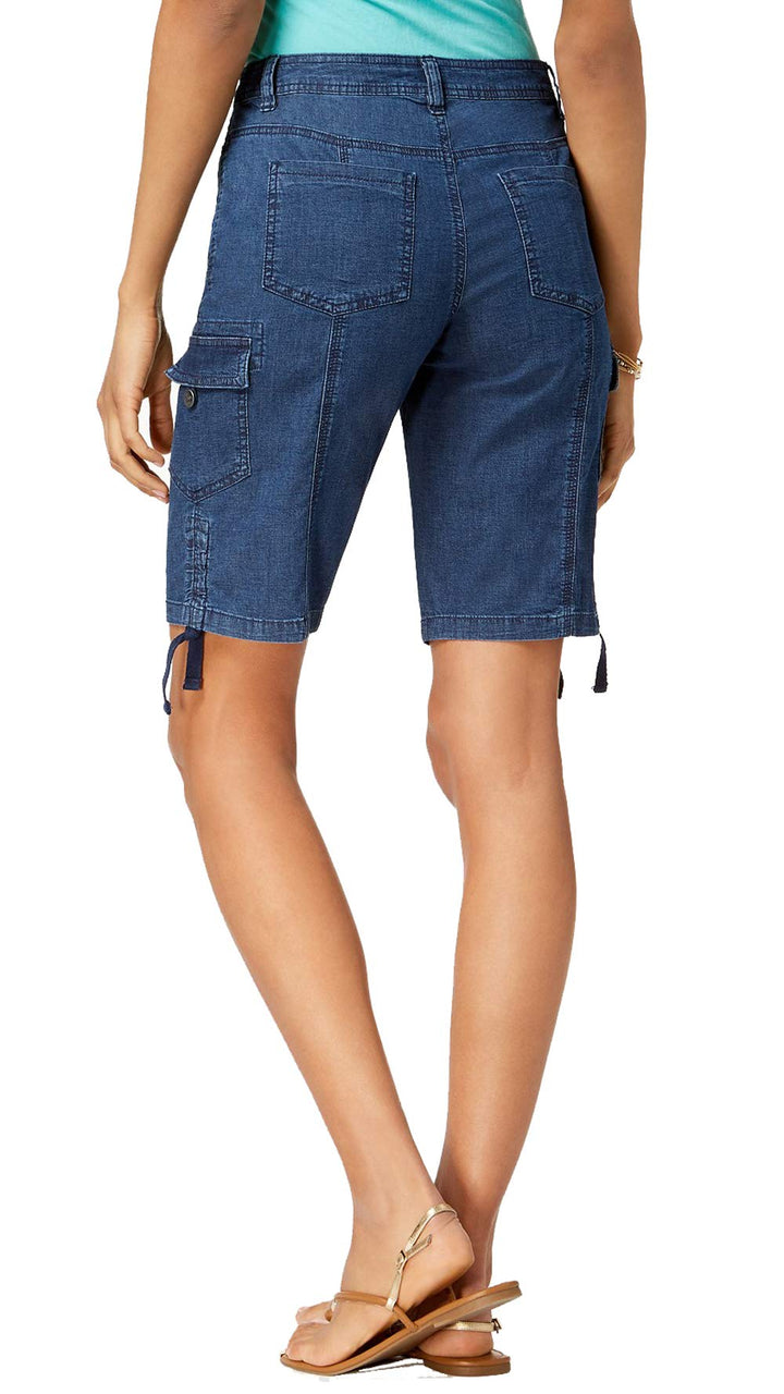 Style & Co Petite Chambray Cargo Shorts