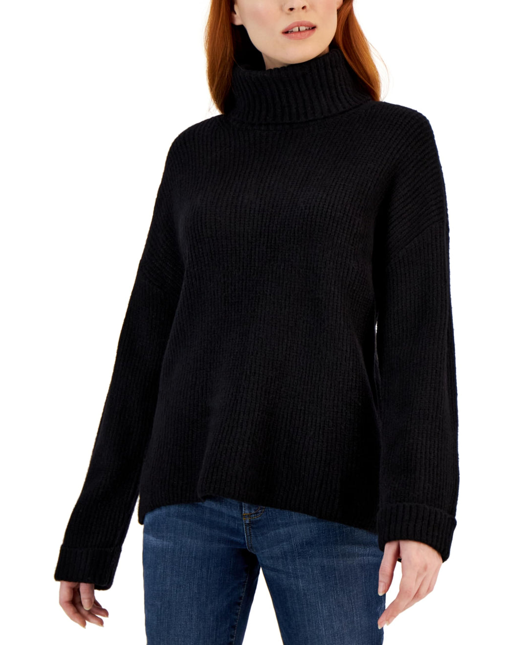 Women's Easy Pull-On Cowlneck Sweater