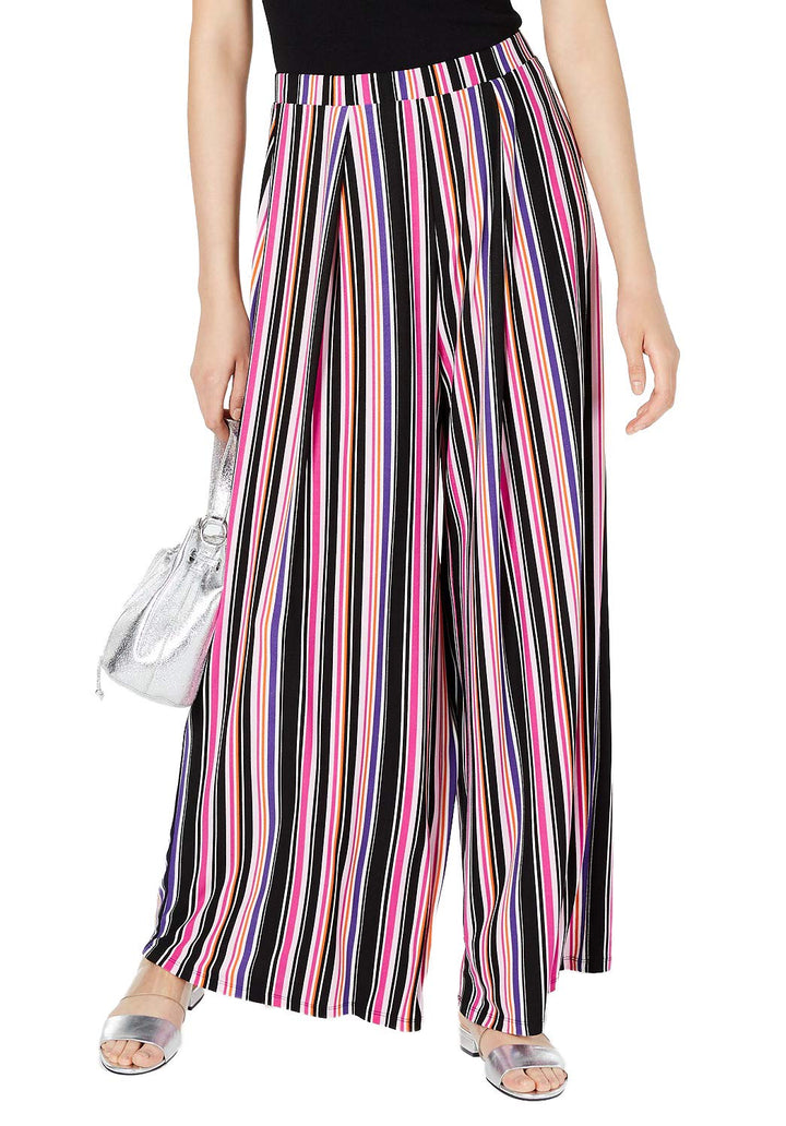 Printed Wide-Leg Pants