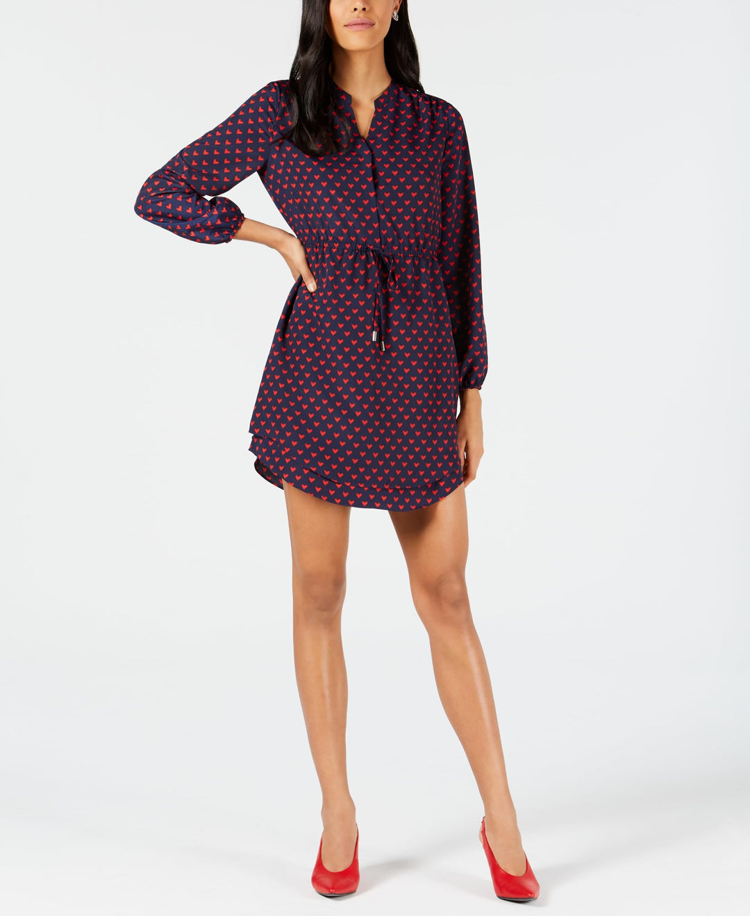 Floral-Print Fit & Flare Dress