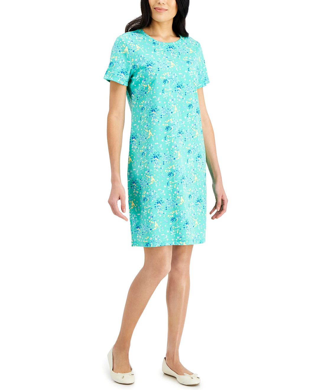 Karen Scott Petite Printed Dress