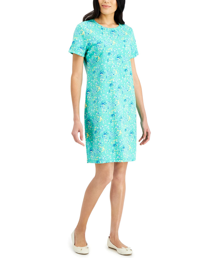 Karen Scott Petite Printed Dress
