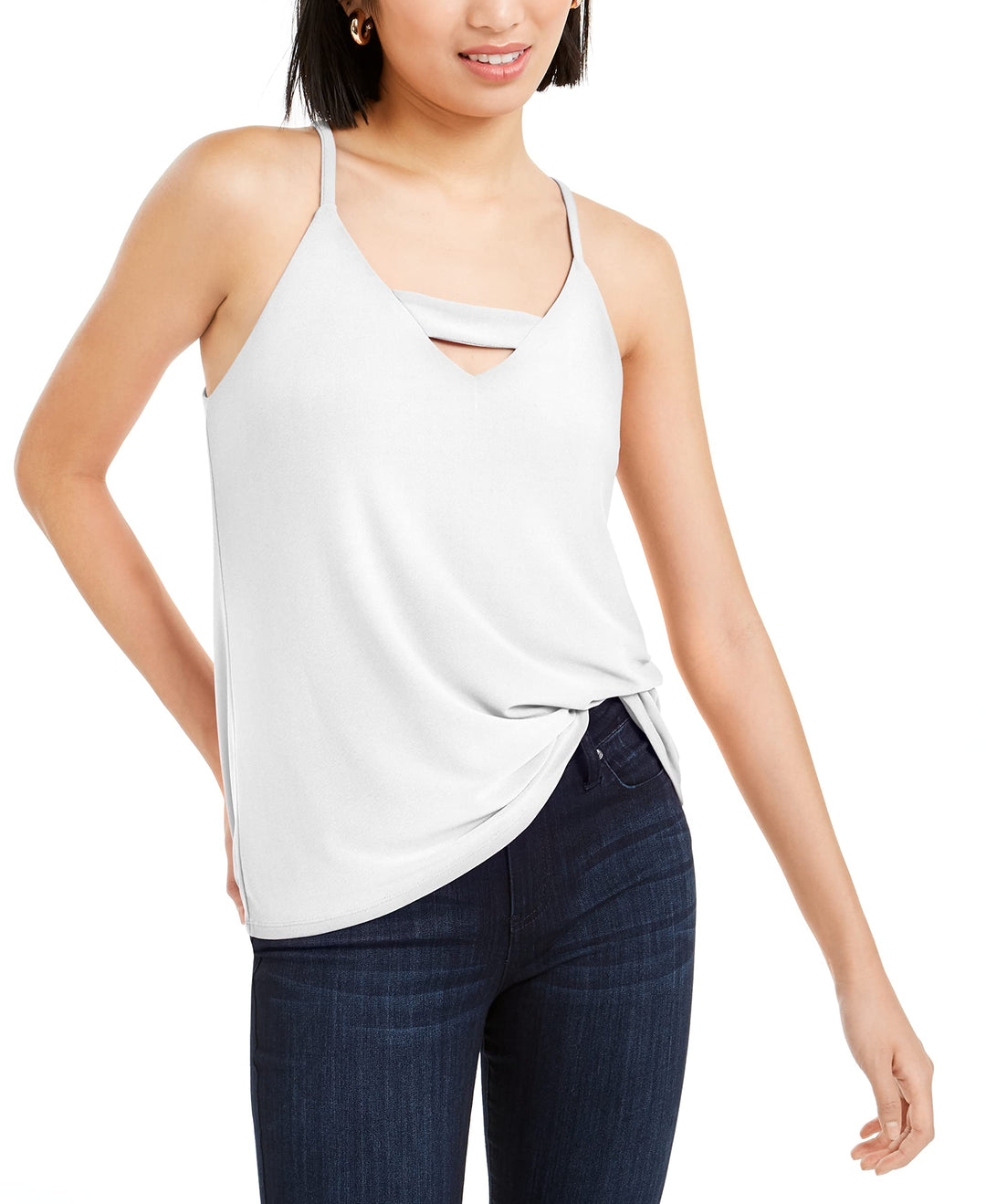 Petite Zip-Back Top