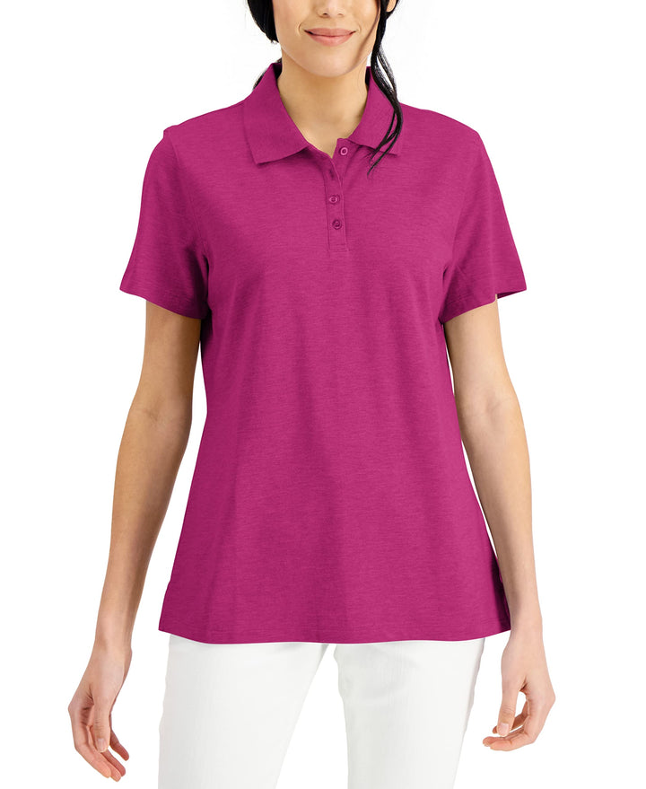 Cotton Short Sleeve Polo Shirt