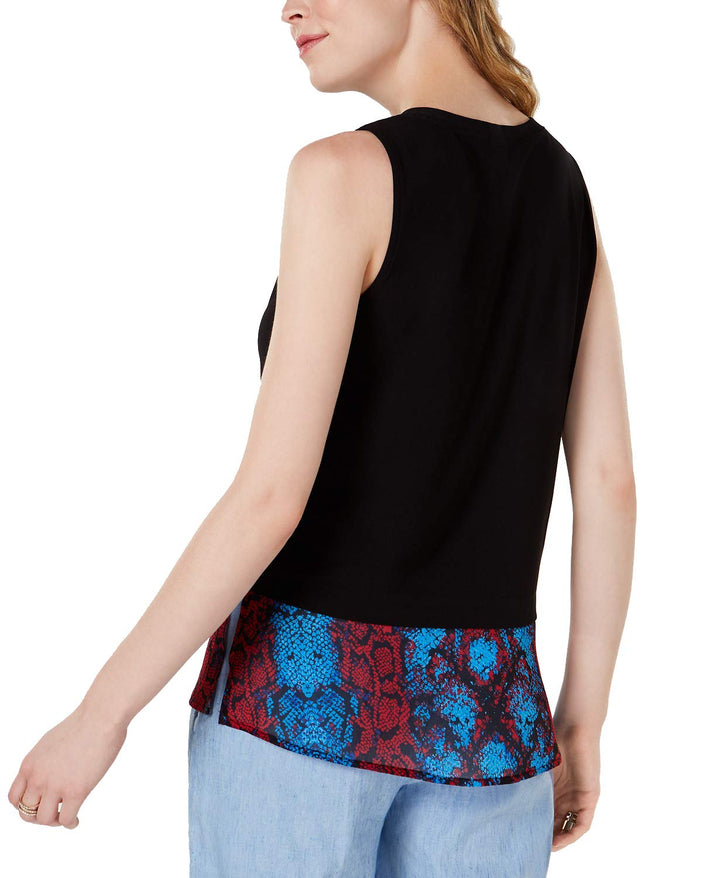 Printed Hem Tank Top