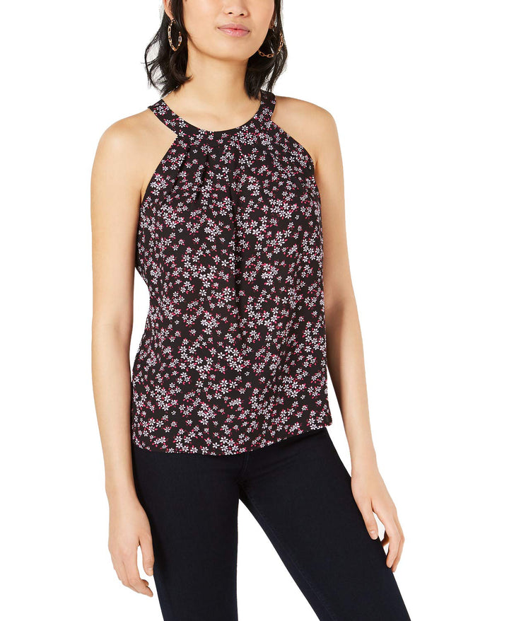 Floral-Printed Halter Top