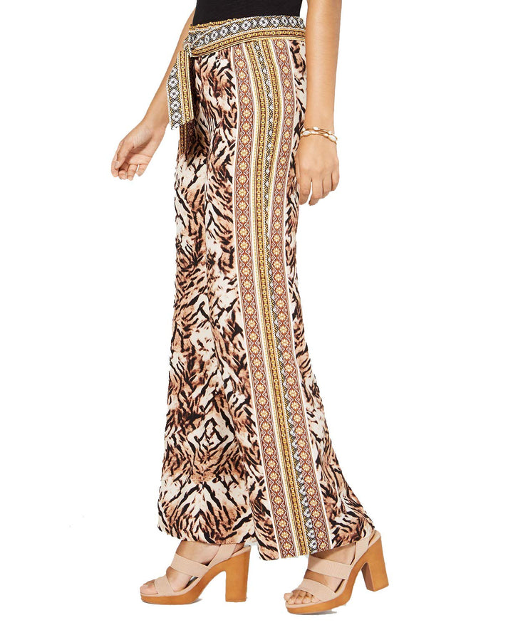 INC Printed Wide-Leg Pants