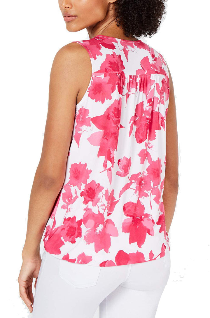 INC Petite Surplice Tank Top