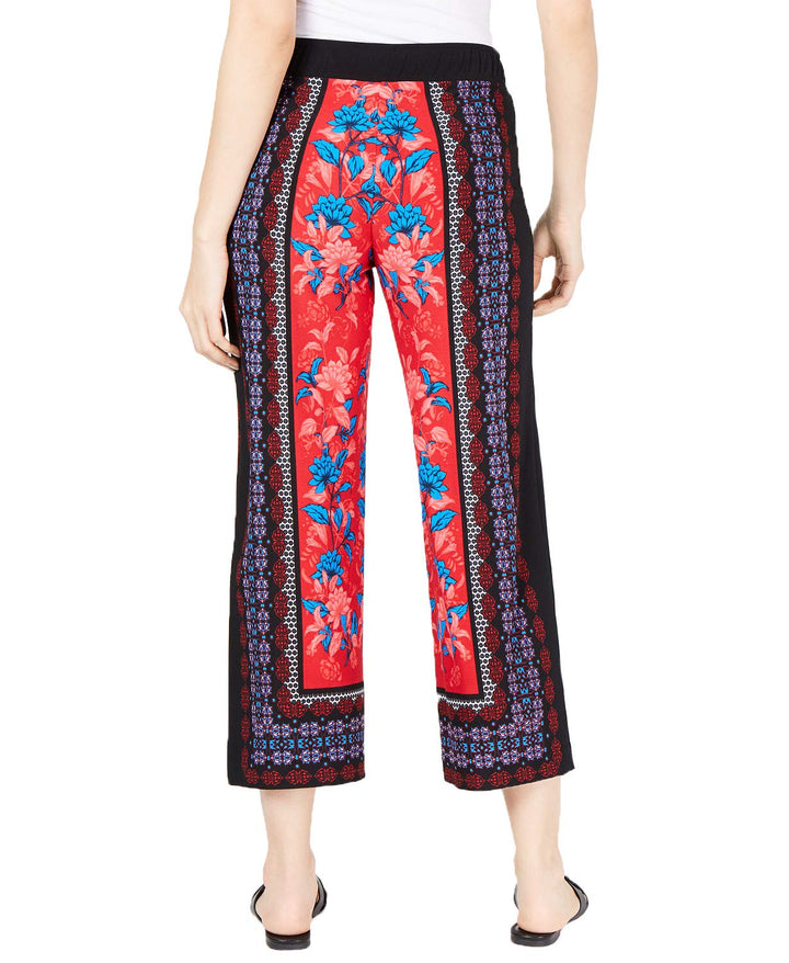 INC Tie-Waist Wide-Leg Pants