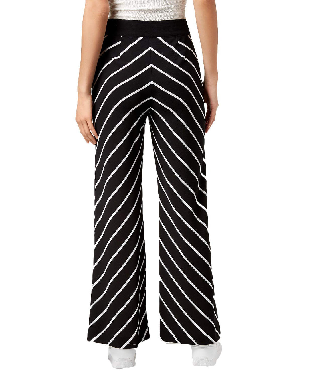 Bar III Striped Wide Leg Pants