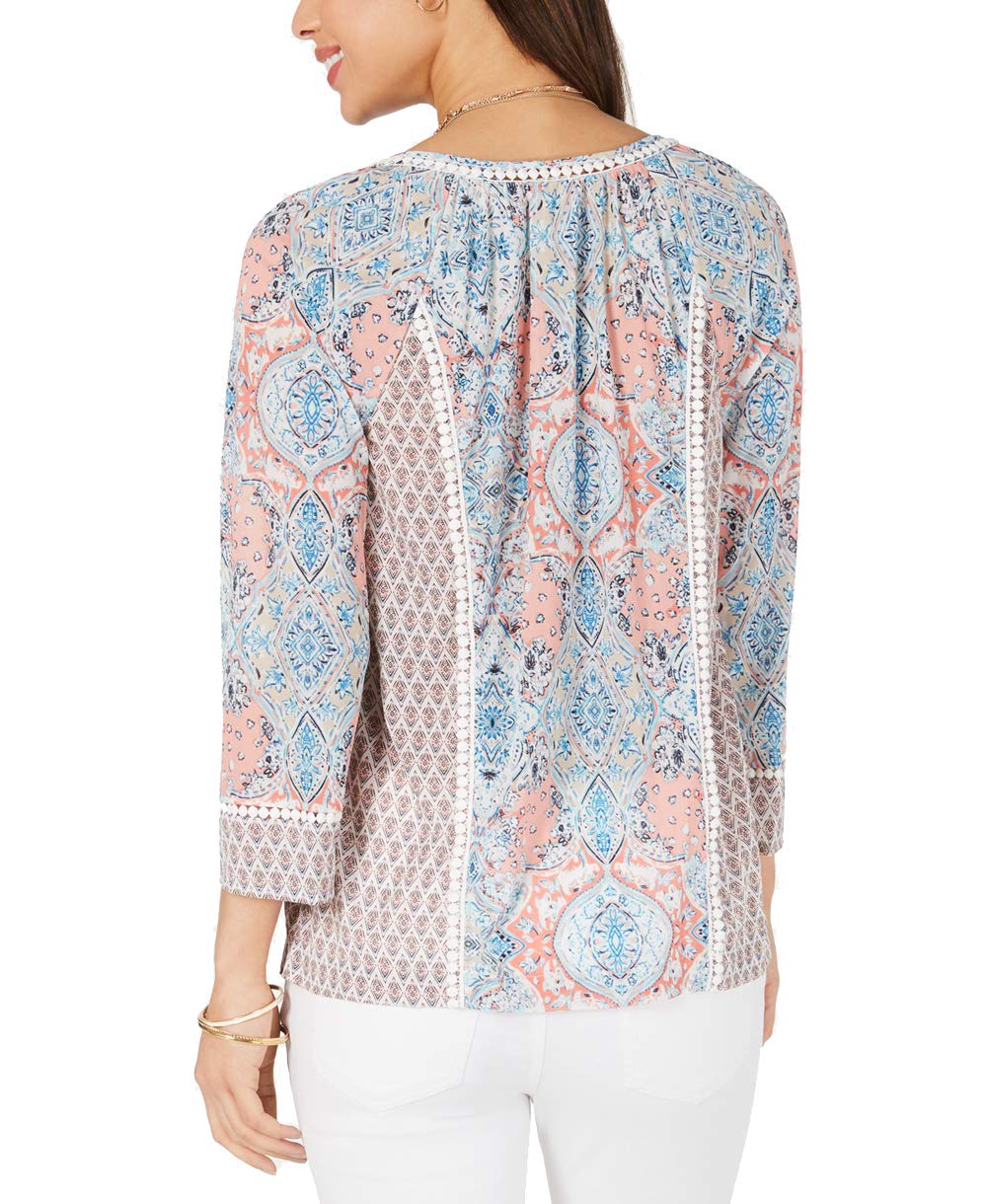 Printed Trim Tie Top