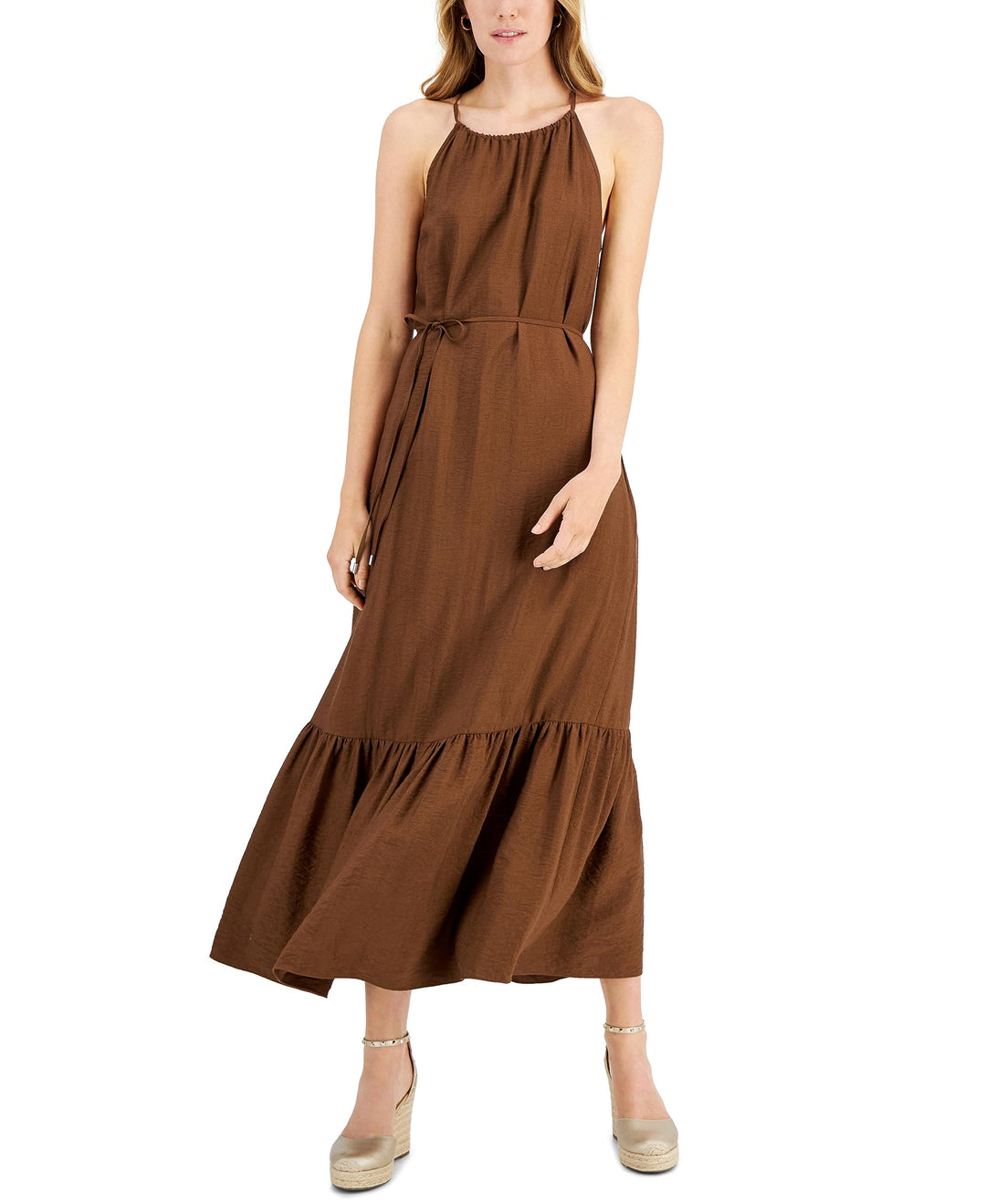 INC International Concepts Halter Maxi Dress