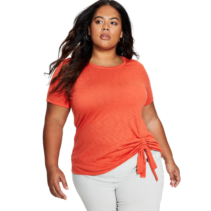 INC International Concepts Plus Size Ruched Top