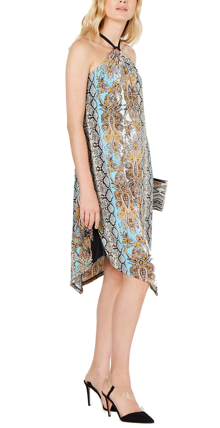 INC Ring-Neck Halter Dress