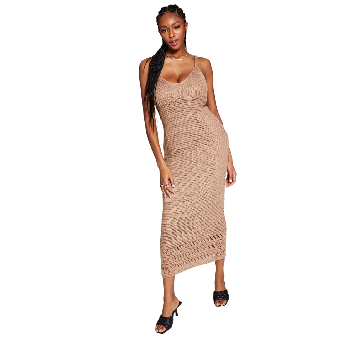 INC International Concepts Jeannie Mai X Inc Crochet Bodycon Dress