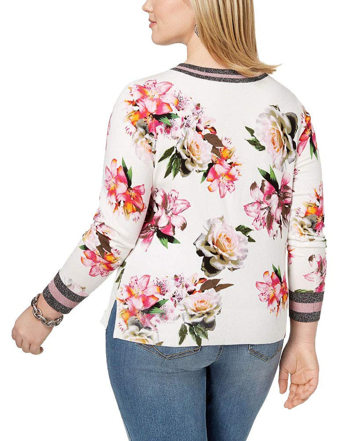 Plus Size Varsity Sweater