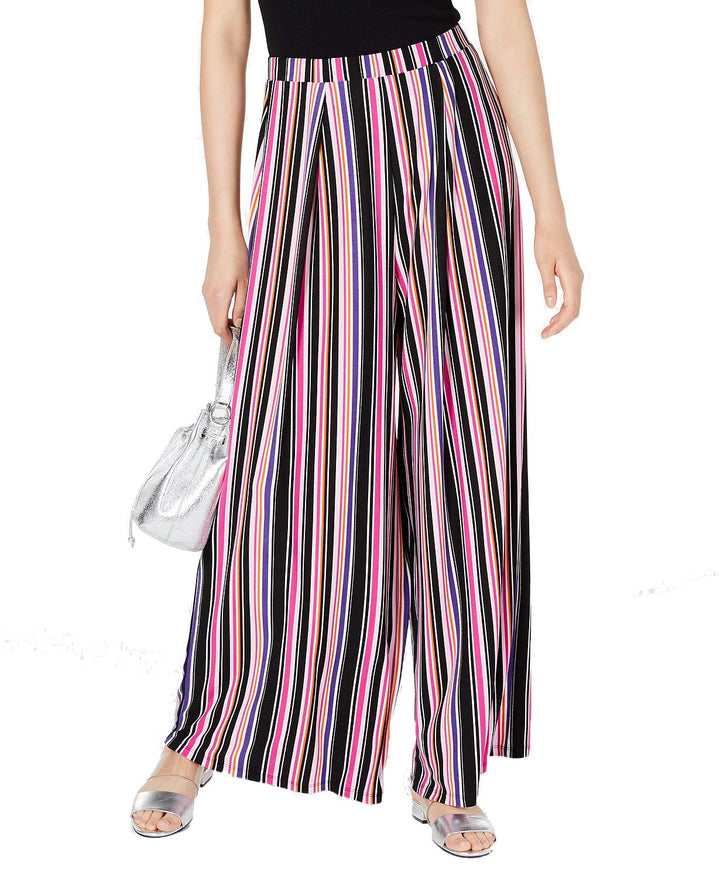Printed Wide-Leg Pants