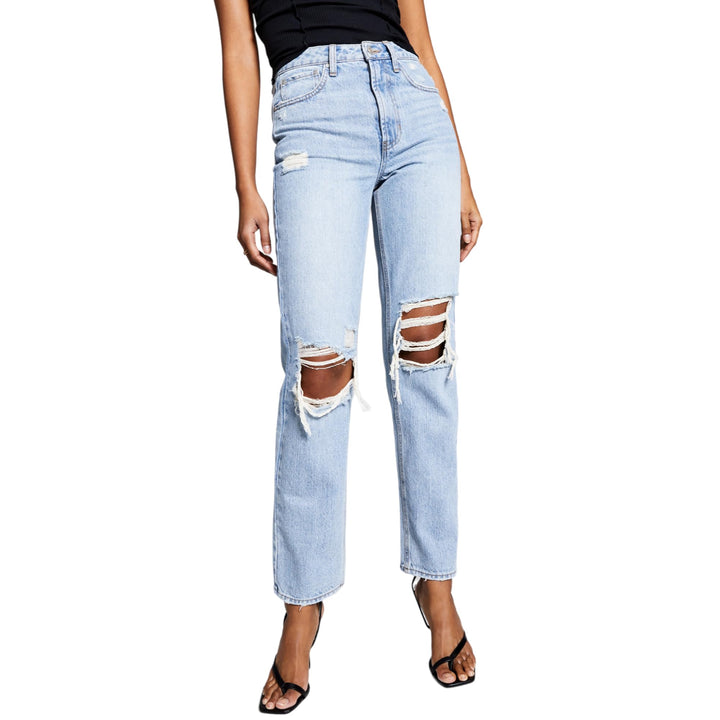 Now This Womens Ultra High Rise Straight Jeans