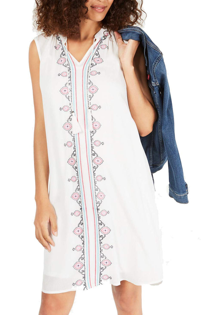 Style & Co Petite Embroidered Dress