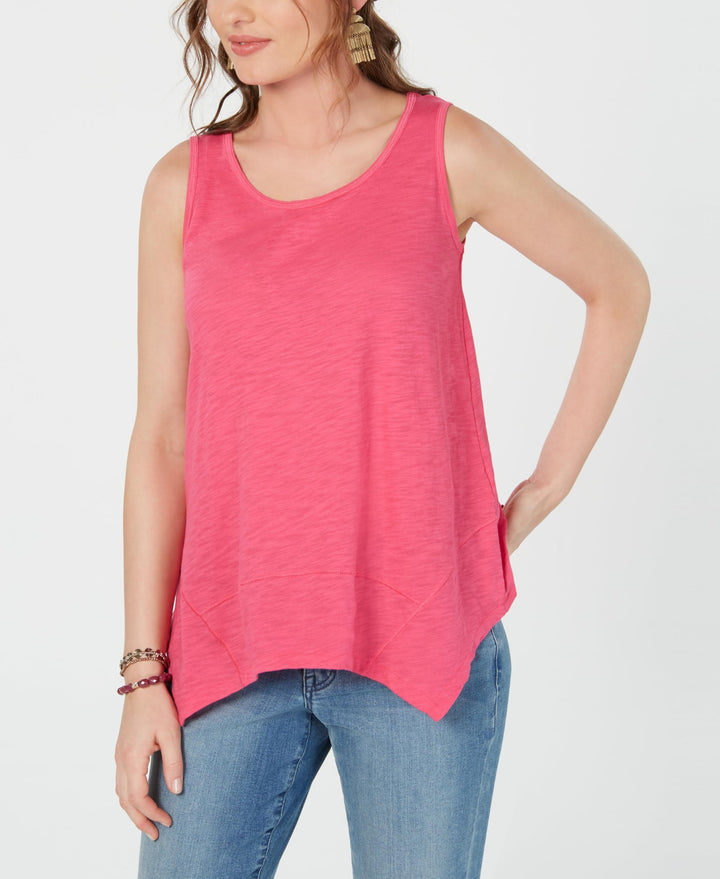 Handkerchief-Hem Tank Top