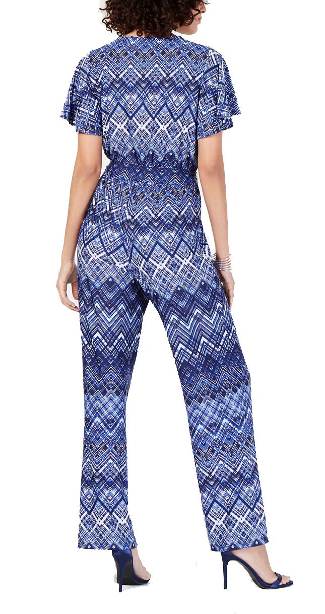NY Collection Petite Flutter-Sleeve Jumpsuit
