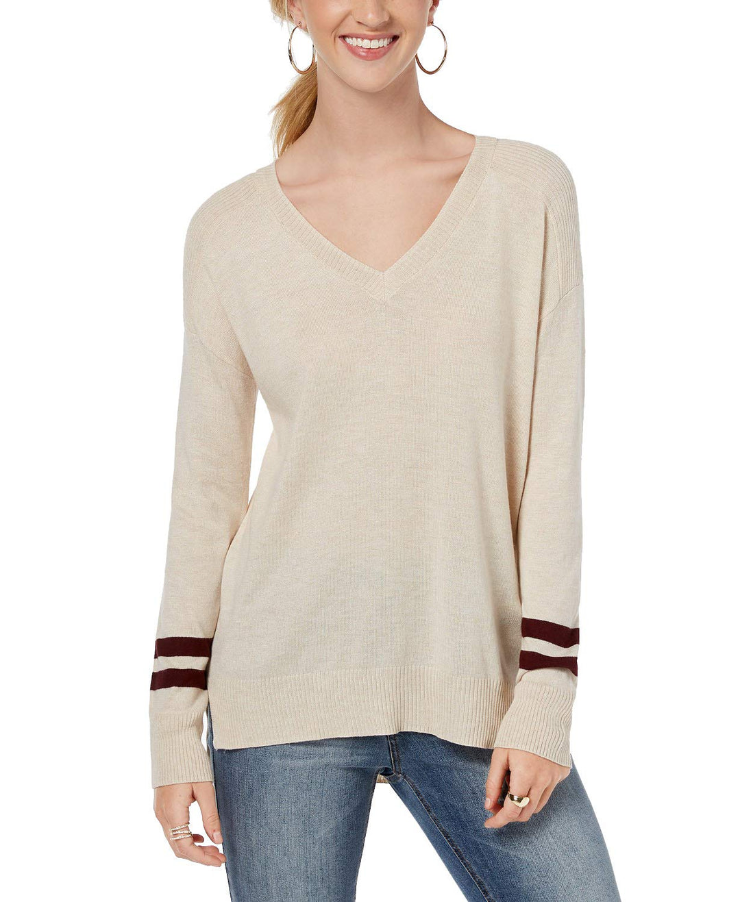 Hippie Rose Juniors High Low Sweater