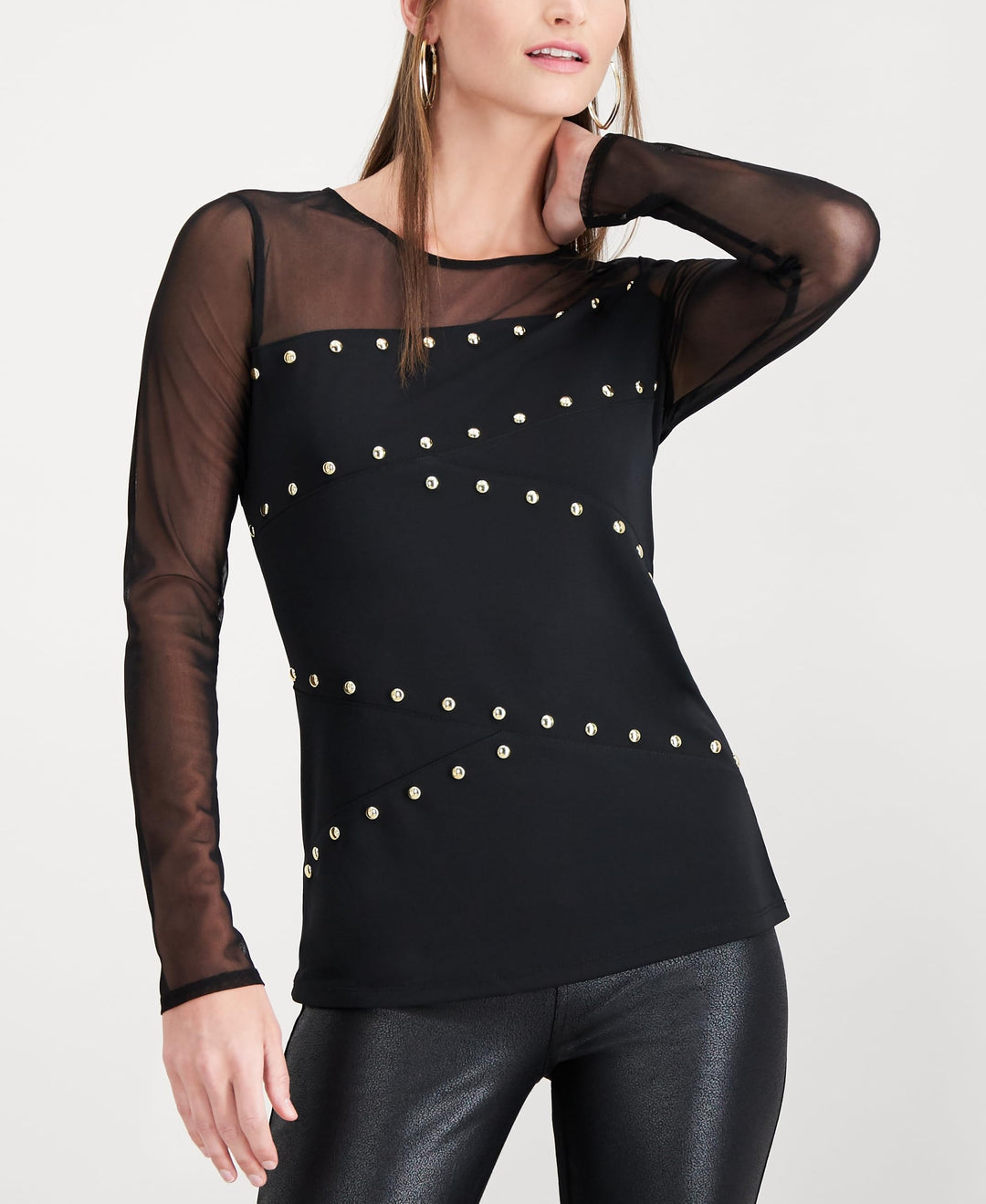 Long Sleeve Illusion Top