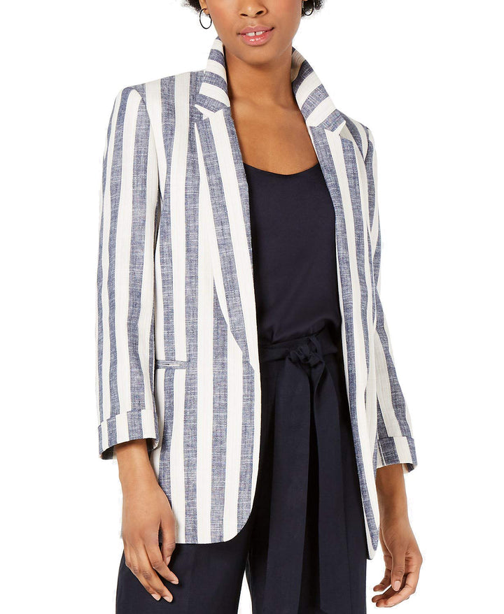 Bar III Striped Jacket