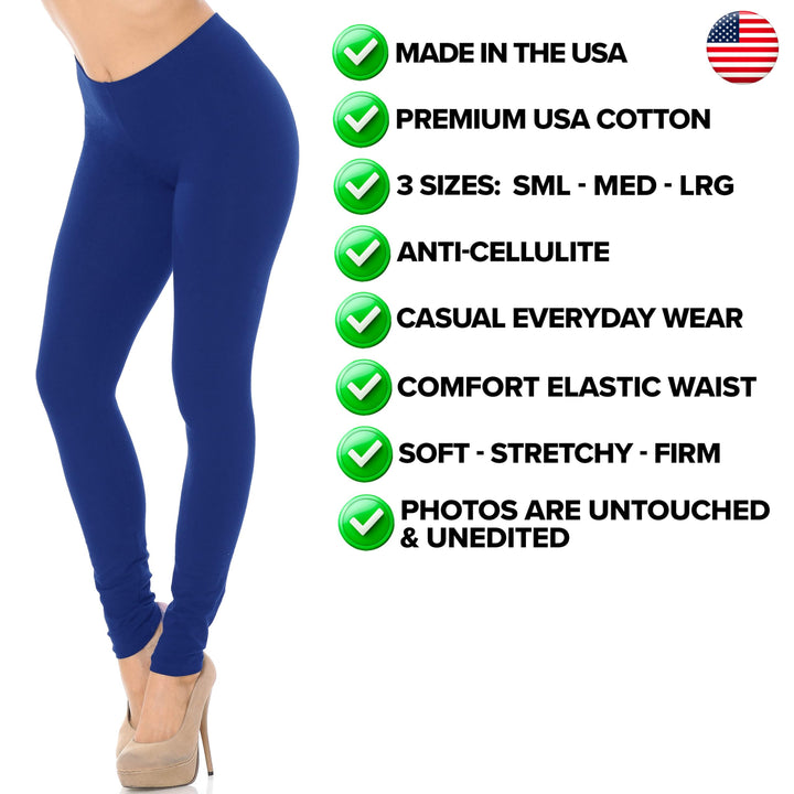 USA Full Length Cotton Leggings
