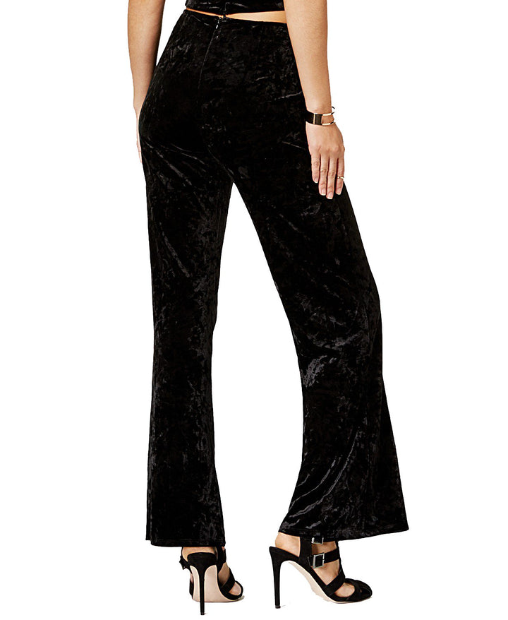Juniors' Crushed Velvet Pants