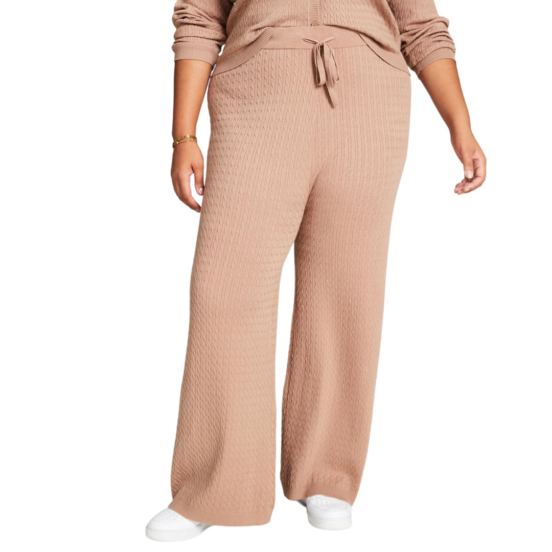 Trendy Plus Size Pull-On Sweater Pants