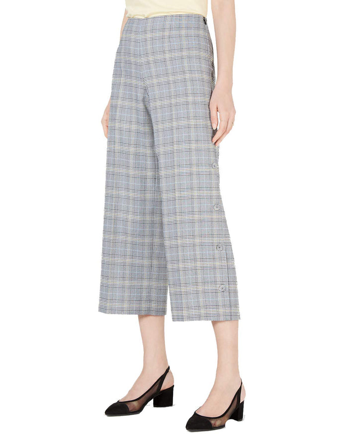 Bar III Plaid Wide Leg Pants