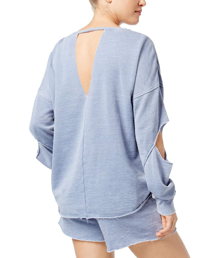 Material Girl Active Juniors Cutout Graphic Sweatshirt