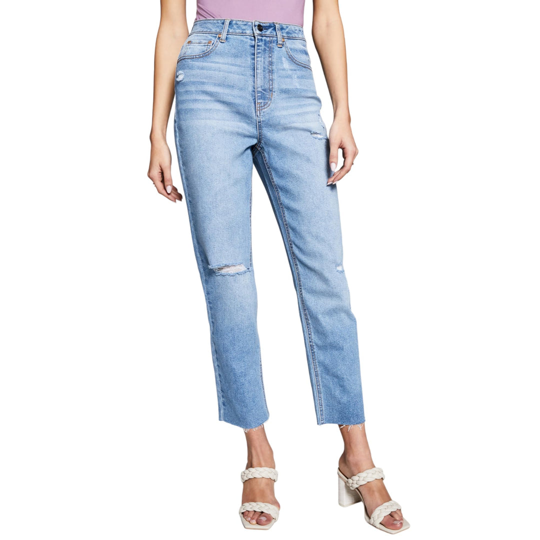 Now This Womens Ripped Mom Jeans