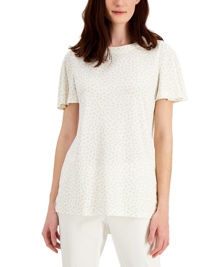 Alfani Flutter Sleeve T-Shirt