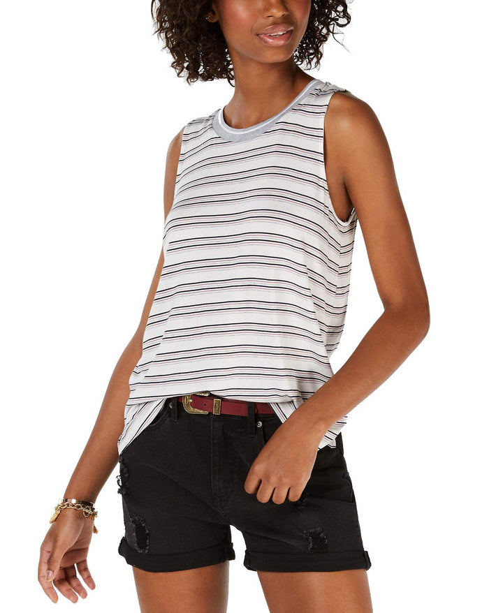 Hippie Rose Juniors Striped Tank Top