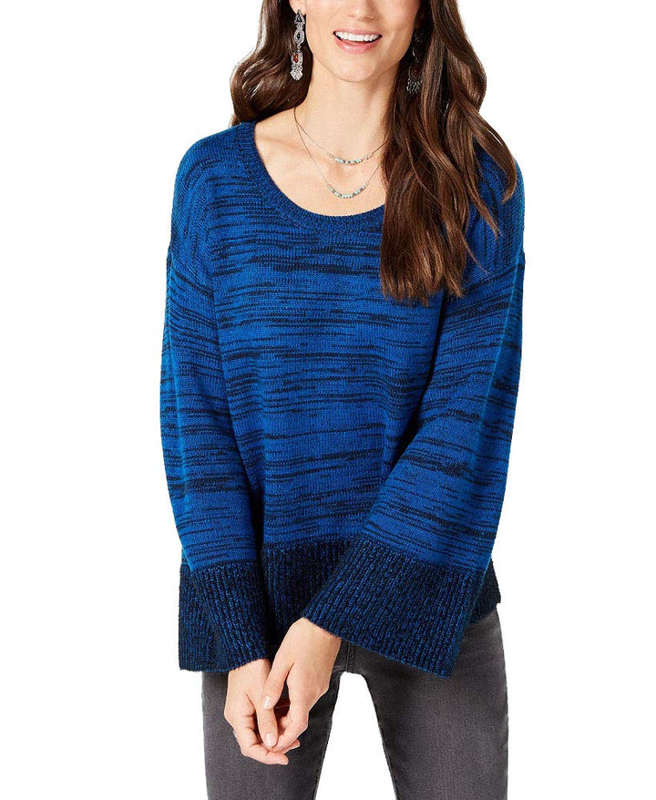 Marled Colorblocked Sweater