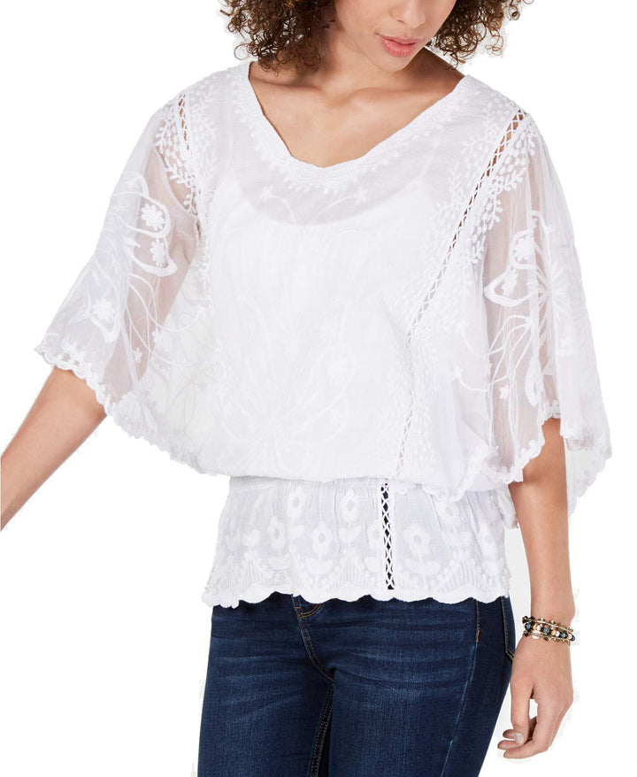 Style & Co Butterfly Sleeve Top