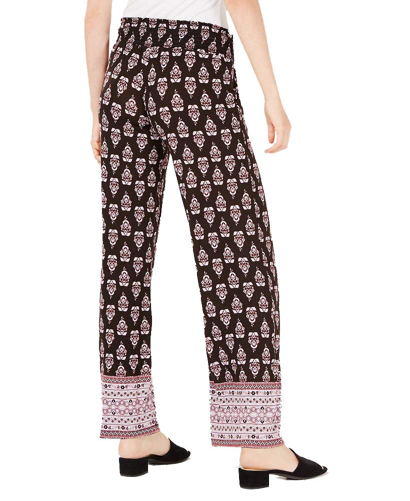 Material Girl Juniors Printed Smocked Soft Pants