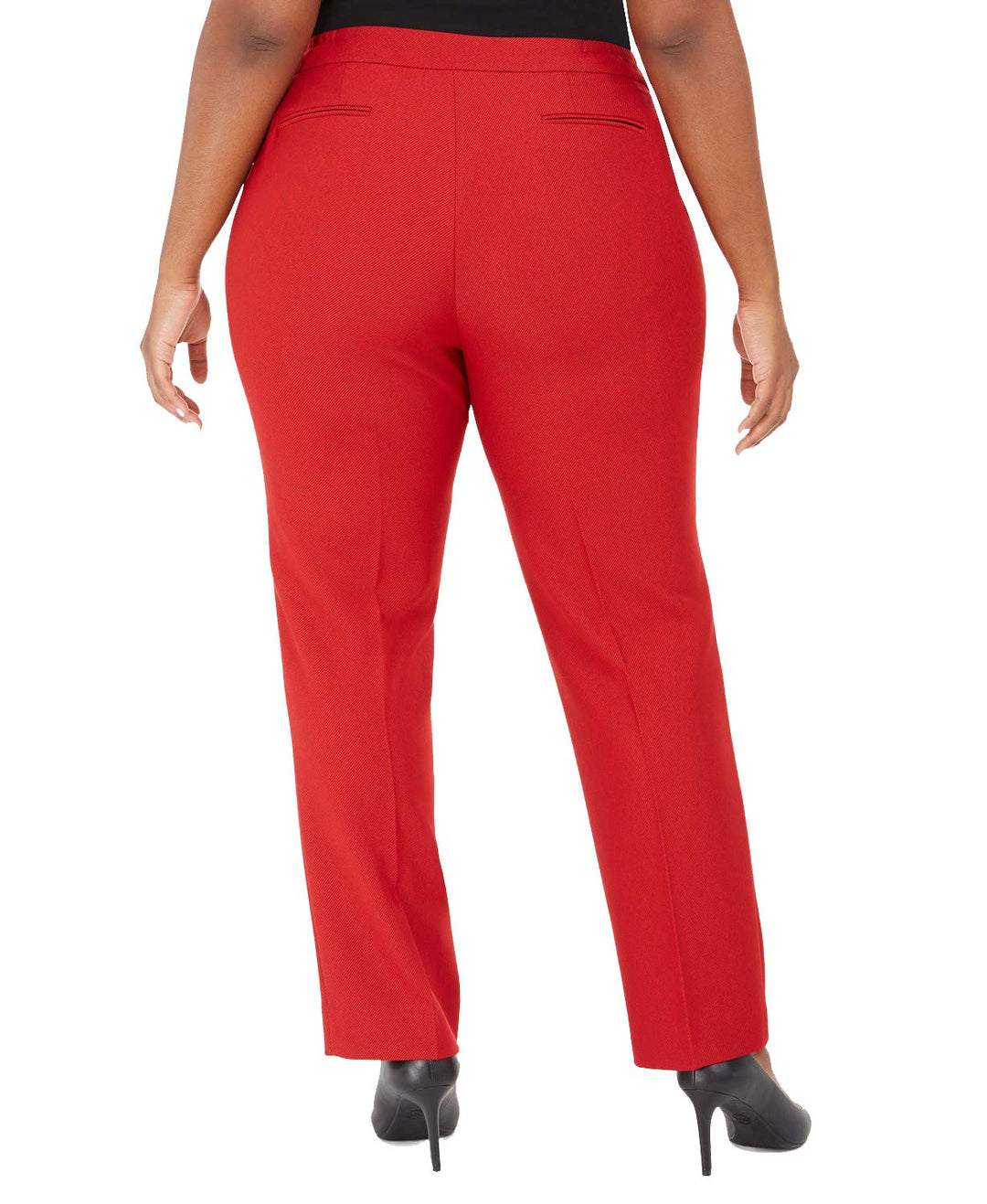Plus Size Straight-Leg Trousers