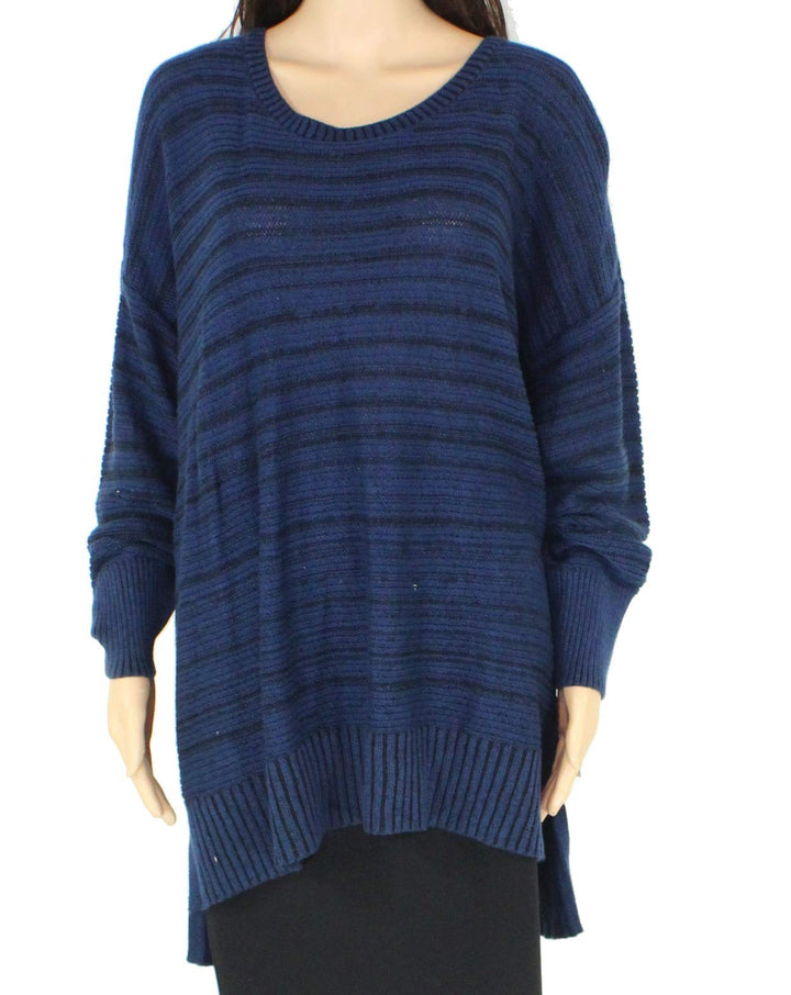 Plus Size High-Low Drop-Shoulder Sweater